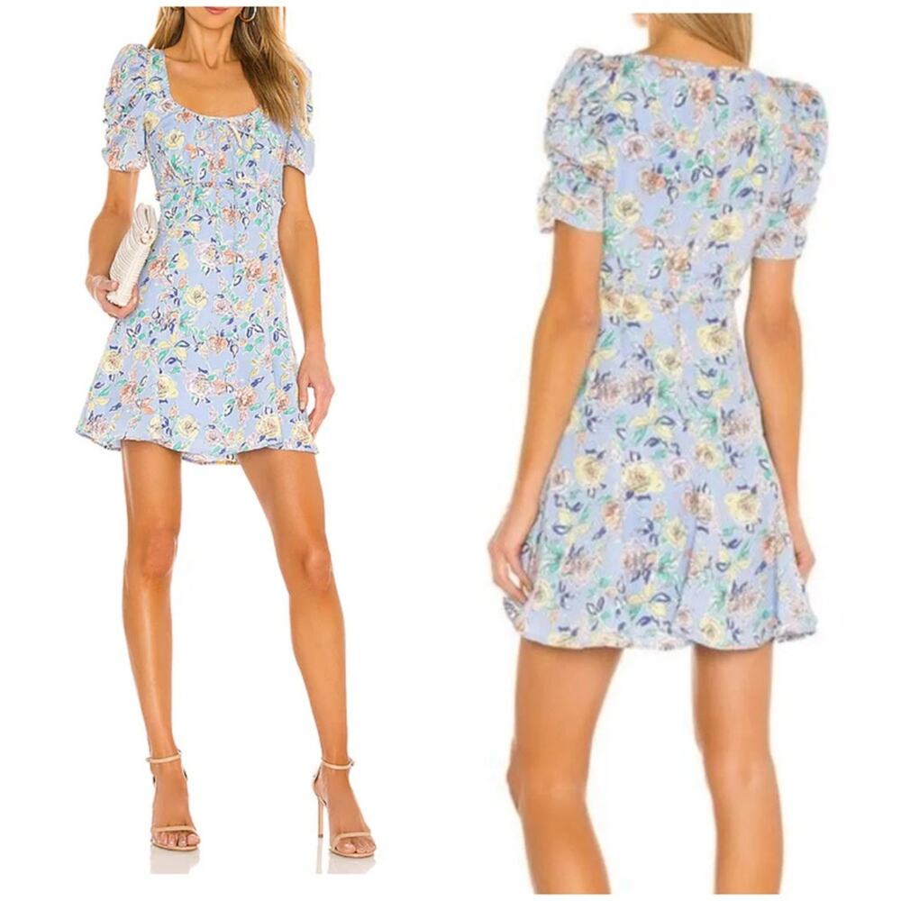 LIKELY Lana Dress in Periwinkle Multi